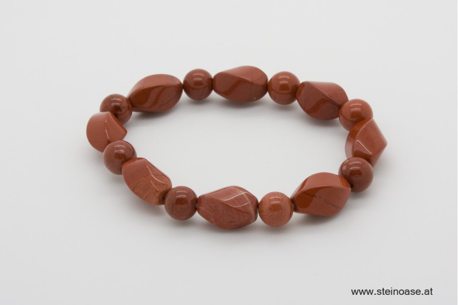 Armband Jaspis rot 'Fun'